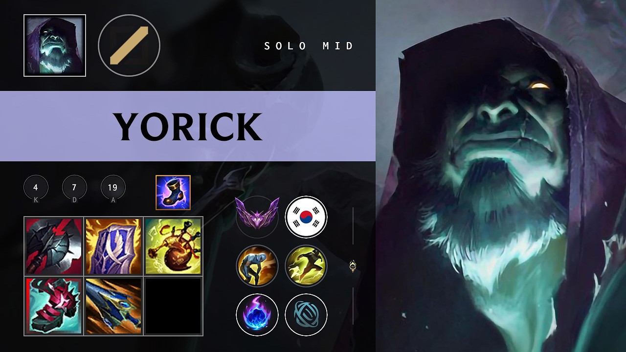 Yorick Mid vs Seraphine - KR Master Patch 26.08