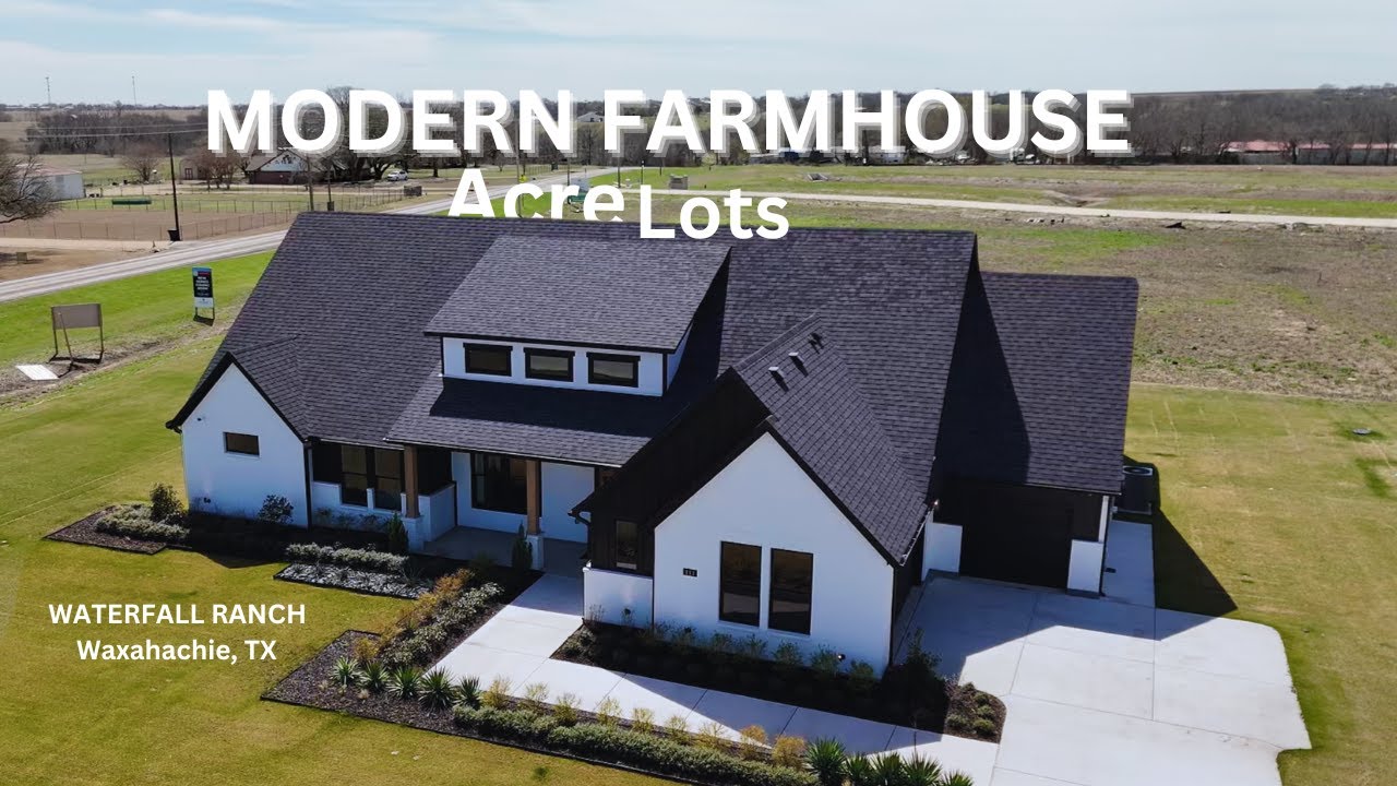 Tour this Modern Farmhouse by Graham Hart | Acre Lots | just 35 minutes south of Dallas Texas