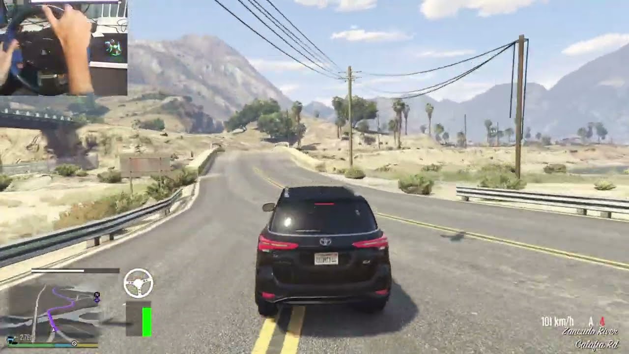 Michael Picks Up Amanda for an Off-Road Adventure In Fortuner (Speeding Up the Video) GTAV