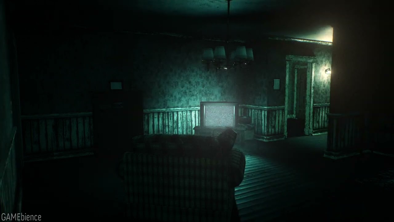 3 Hour - The Evil Within 2 - Dark and Dreary Living Room Ambience