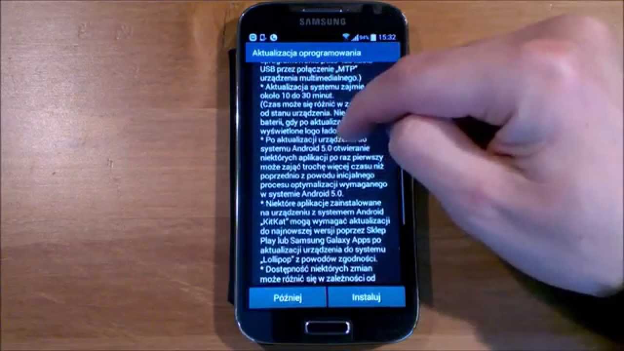 Galaxy S4 i9505 Android LOLLIPOP 5.0.1 PL oficjalna aktualizacja OTA 4 kwietnia 2015 | ForumWiedzy
