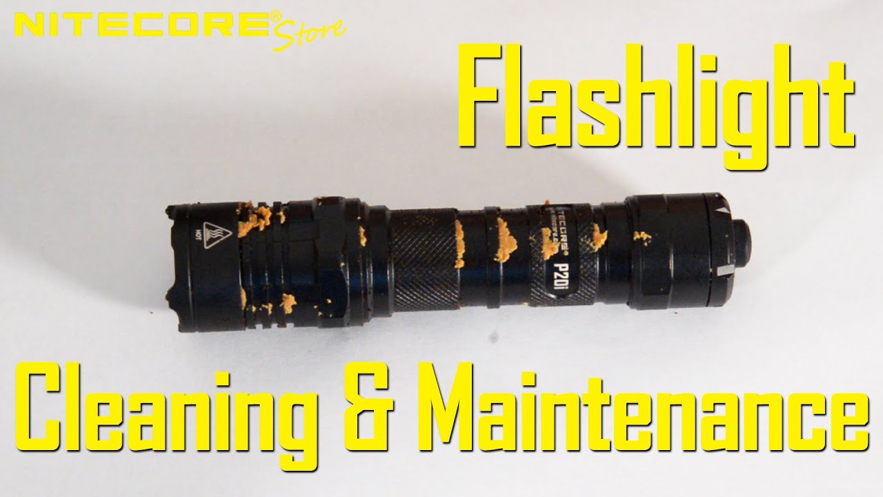 Flashlight Cleaning & Maintenance ft. Winnie the Pooh and Beethoven
