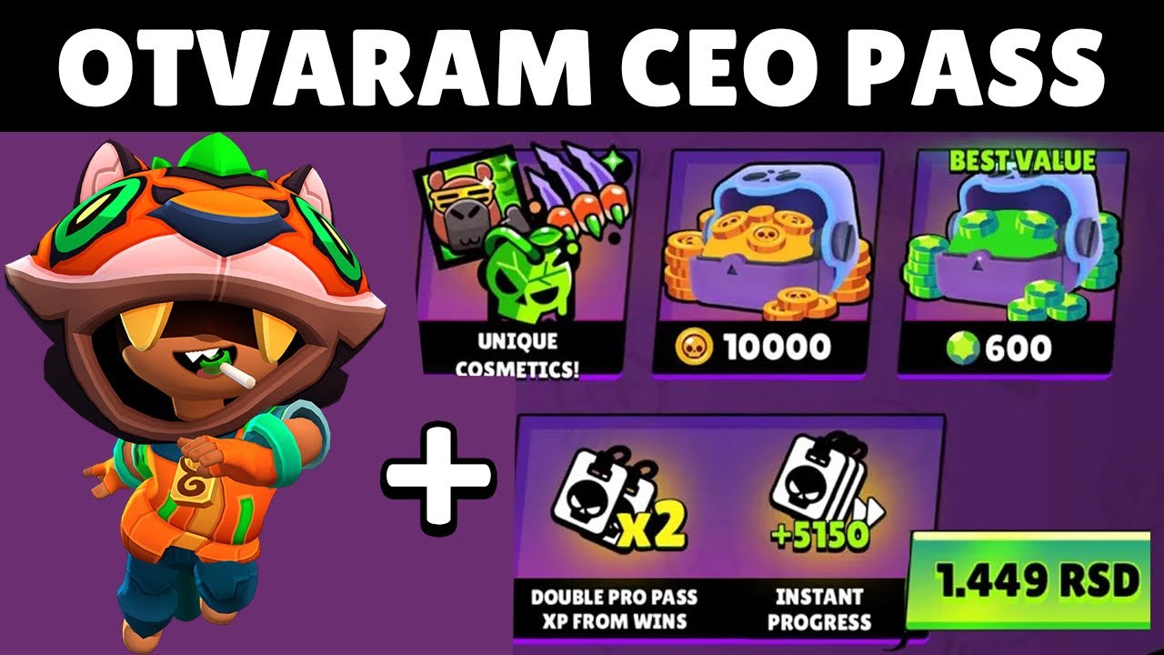 OTVORIO SAM CELI PRO PASS OD JEDNOM! | Brawl Stars