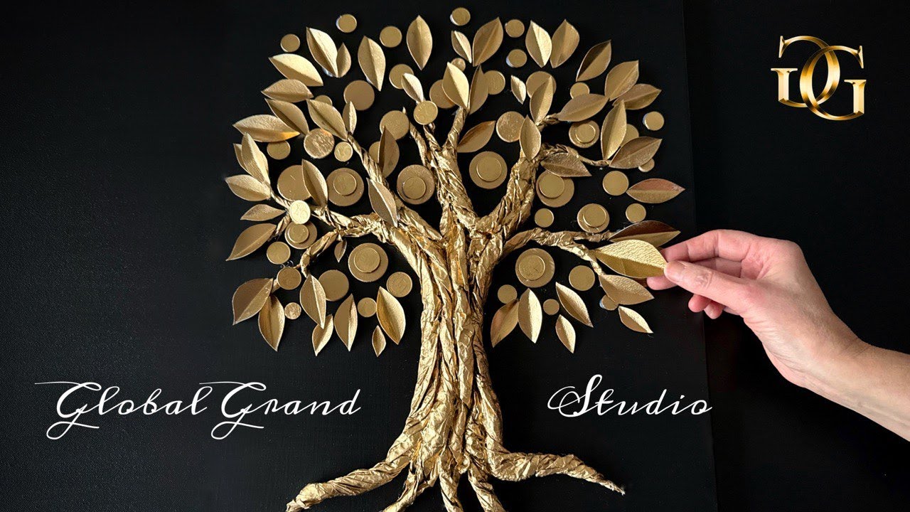 Creamos un elegante árbol de dinero con nuestras manos | Masterclass para tu hogar