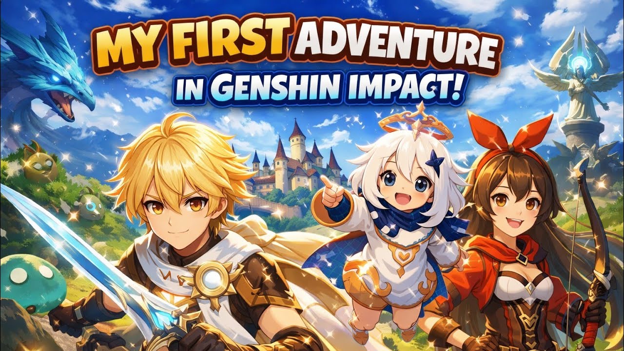 My First Adventure in Genshin Impact ! , episode #1 