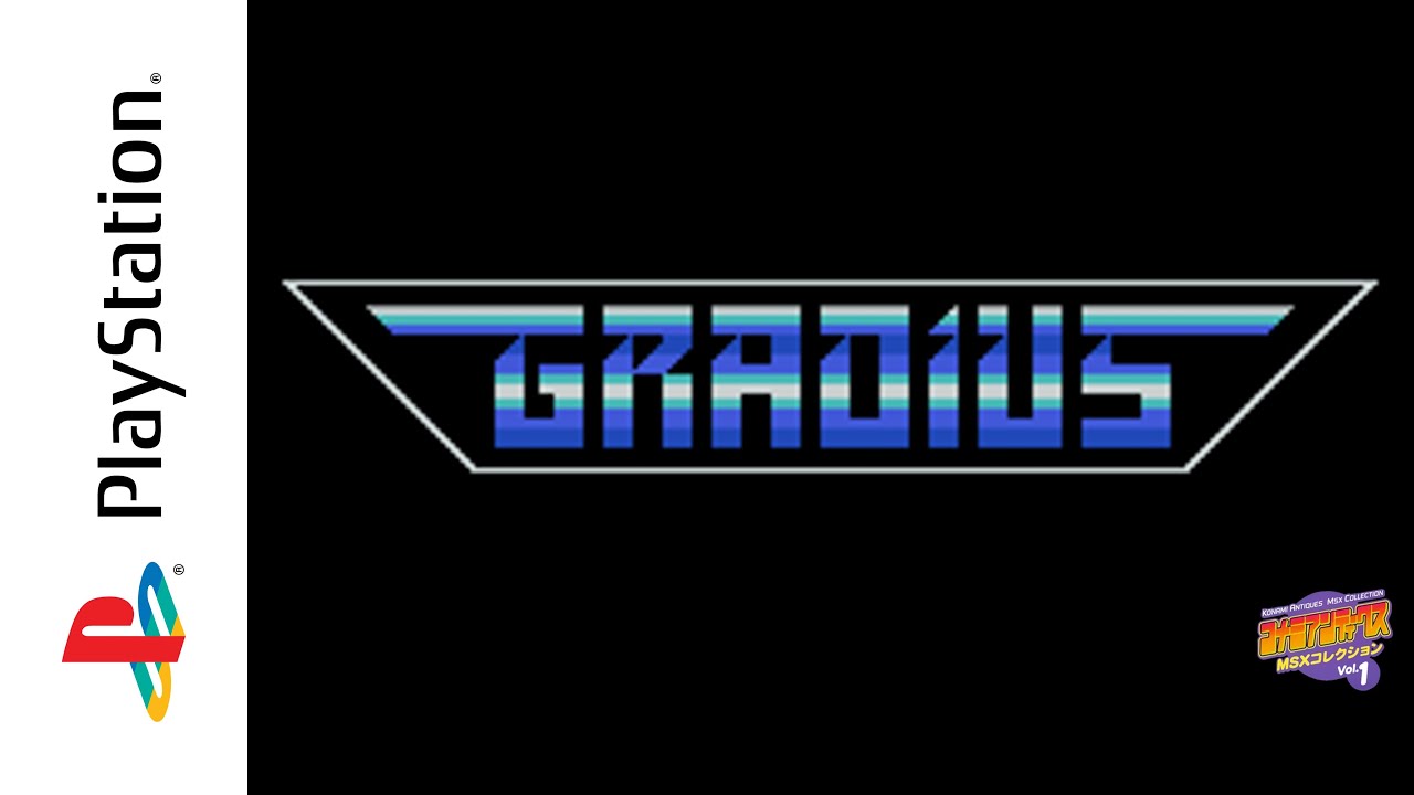[PSX] Konami Antiques: MSX Collection Vol. 1: Gradius (1997) Longplay