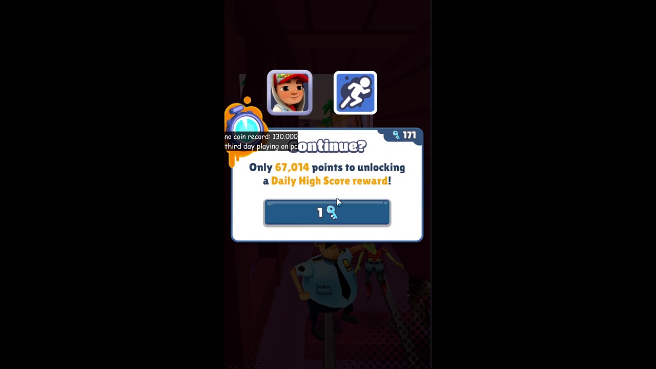 ⏳Subway Surfers⏳no coin⏳HD⏳gameplay⏳