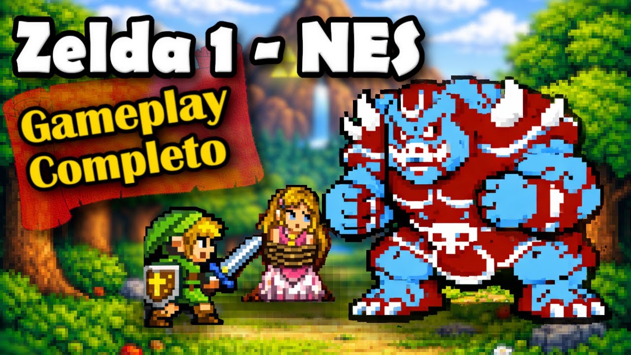 The Legend of Zelda do NES - Gameplay Completo #thelegendofzelda #nesgames #detonado #longplay