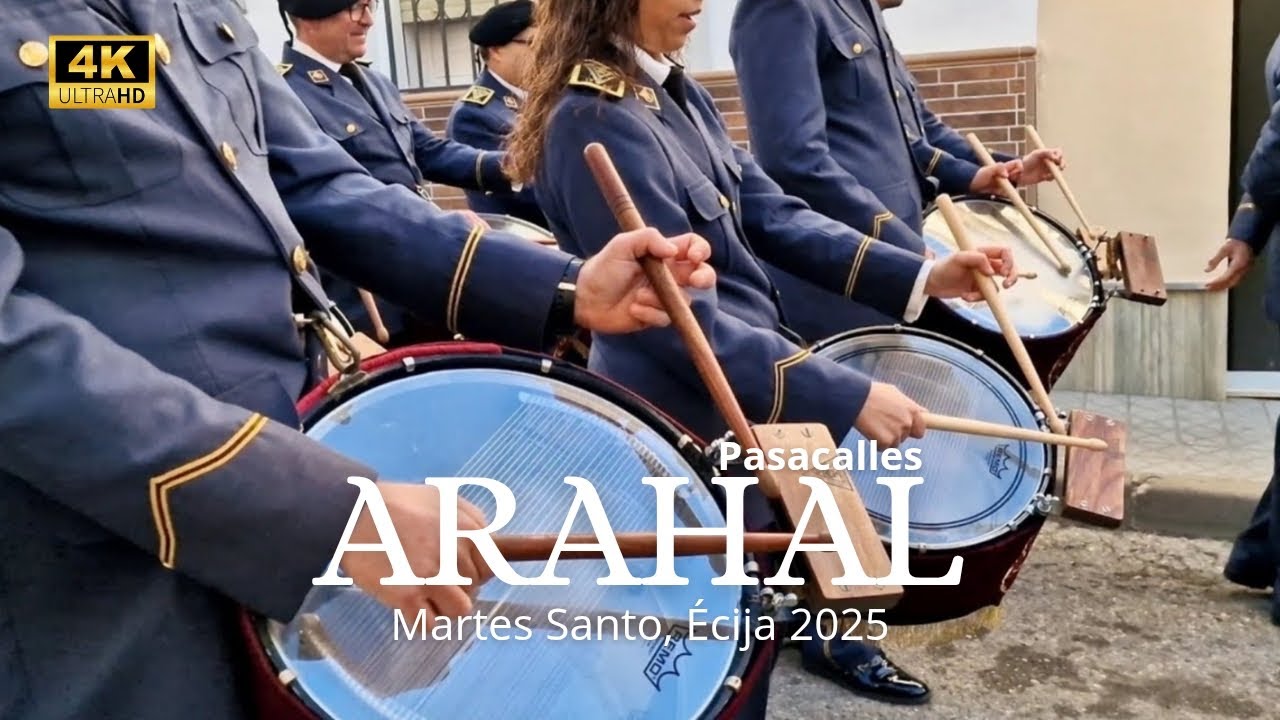 Así llega la AM Santa María Magdalena de Arahal a Santiago [Martes Santo, Écija 2025]