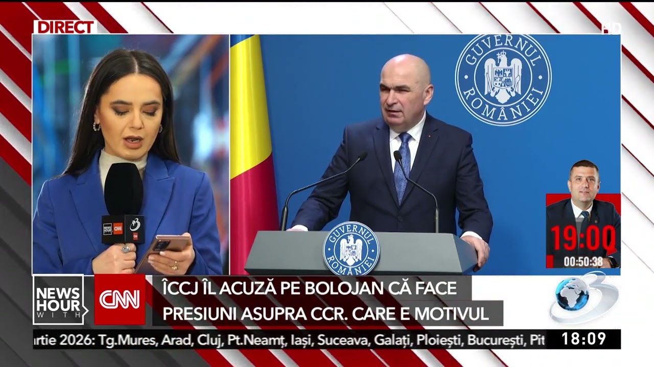 ÎCCJ îl acuză pe Bolojan că face presiuni asupra CCR. Care e motivul