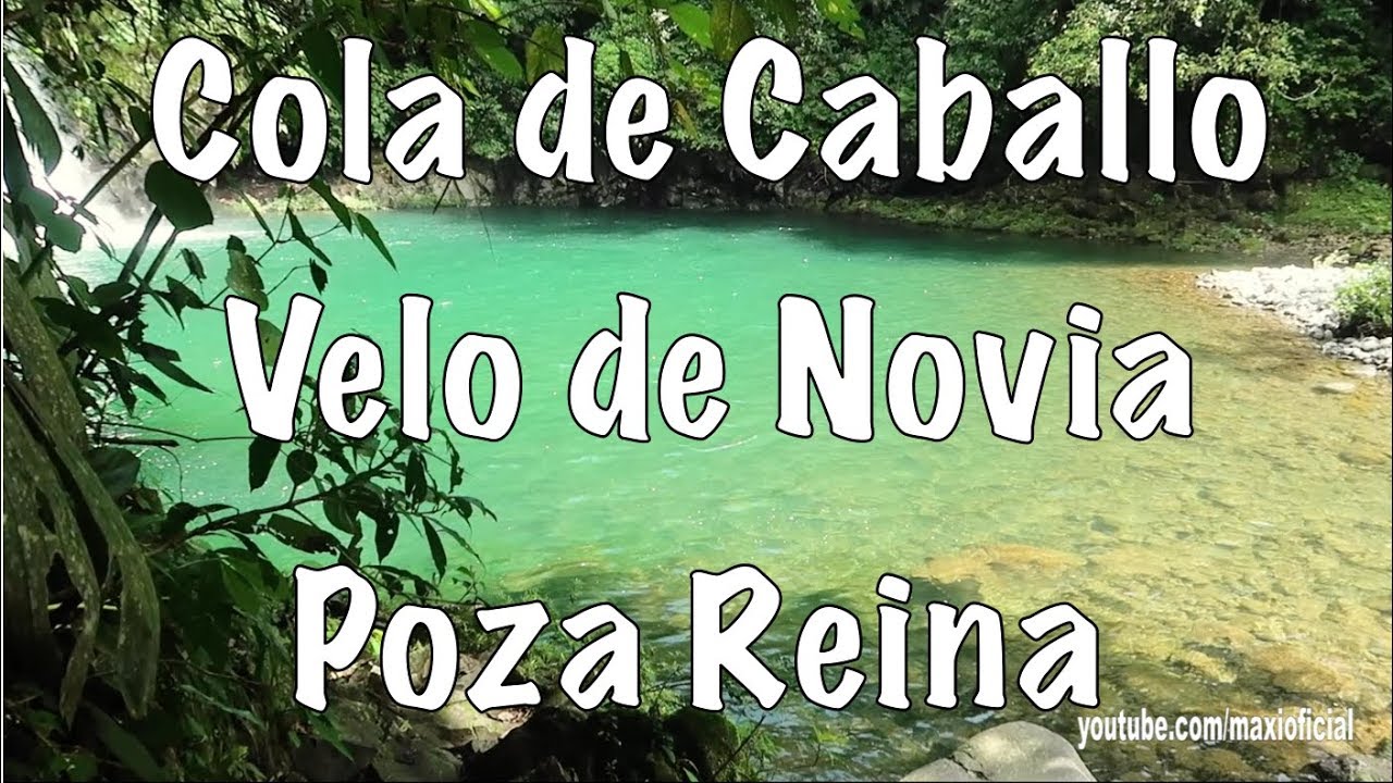 Cola de caballo, Velo de novia y Poza Peina en Catemaco - El rio más Hermoso de Veracruz