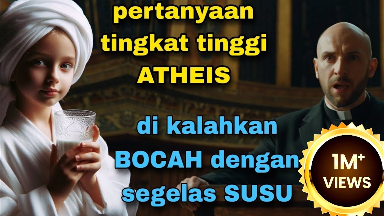 BAHKAN ANDA TAK MENDUGA‼️, ATHEIS INI KALAH DEBAT DENGAN BOCAH KECIL, HANYA DENGAN SEGELAS SUSU ‼️