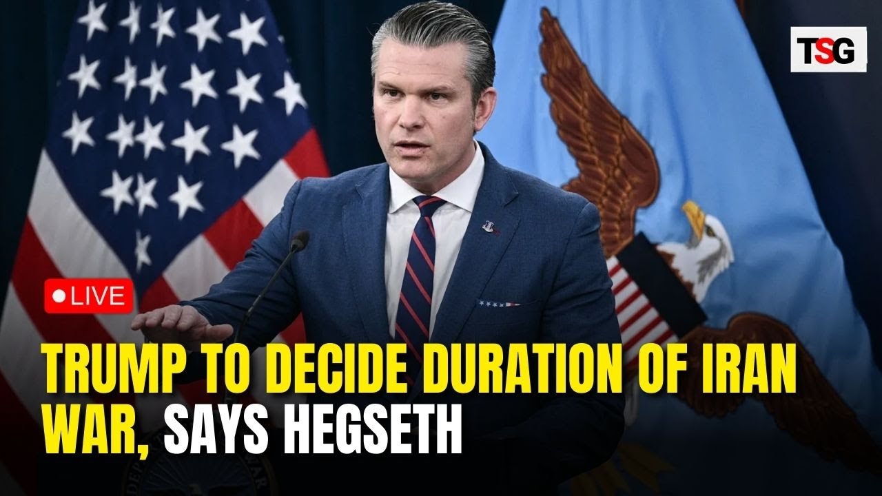 LIVE: Hegseth speaks on US military operation in Iran