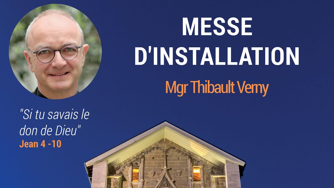 Captation vidéo et retransmission en direct - Installation de Mgr Thibault Verny en Savoie