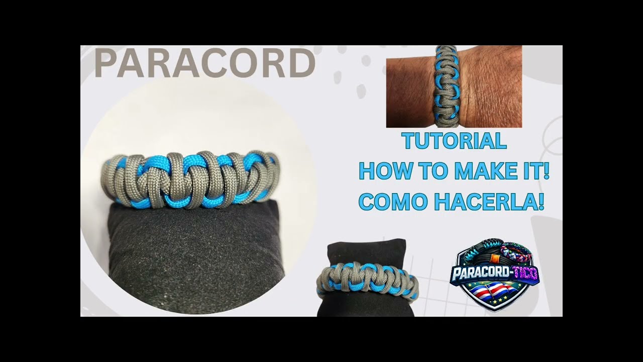 Tutorial de Paracord Paso a Paso | DIY Fácil para Principiantes Paracord Tutorial Step by Step 