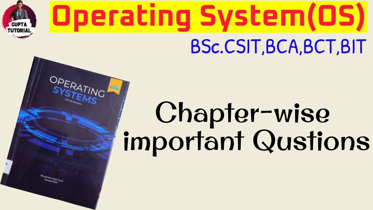 Operating System(OS) Chapter-wise important question || All important question ||