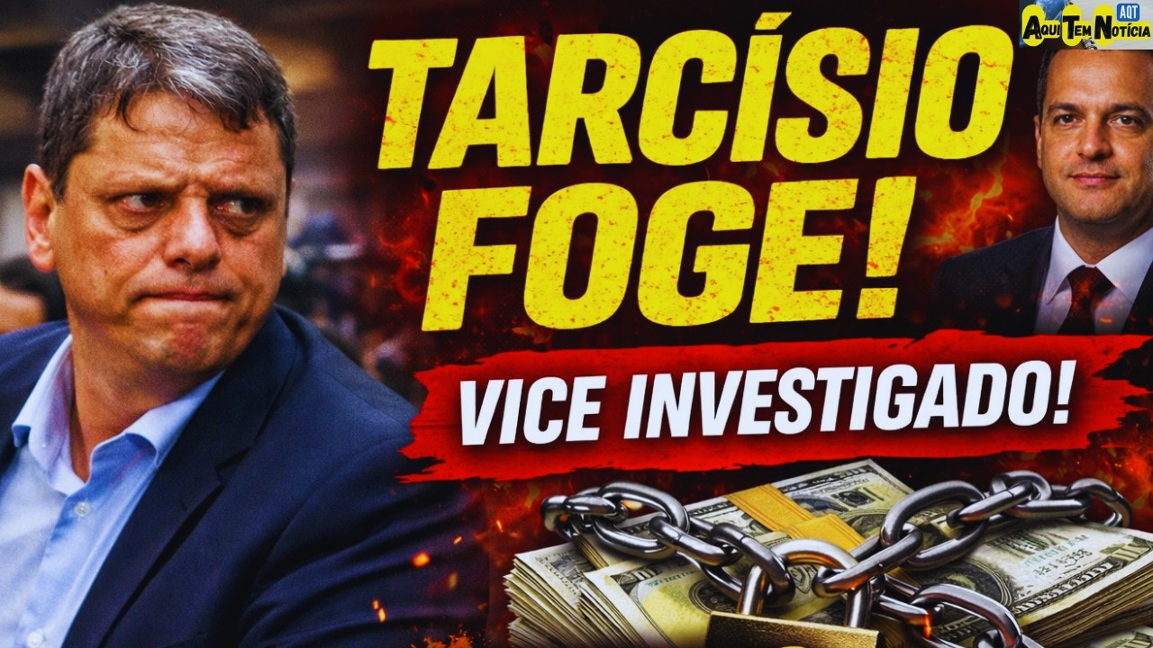 ✅ Vídeo: Climão! Tarcísio sai às pressas após pergunta sobre vice investigado.