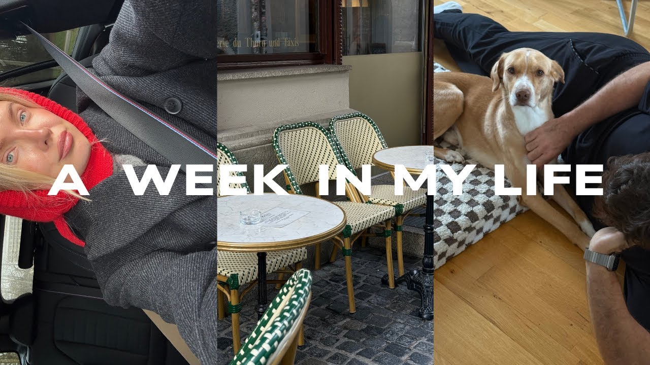 winter week vlog: first latte art, outfit test & art museum