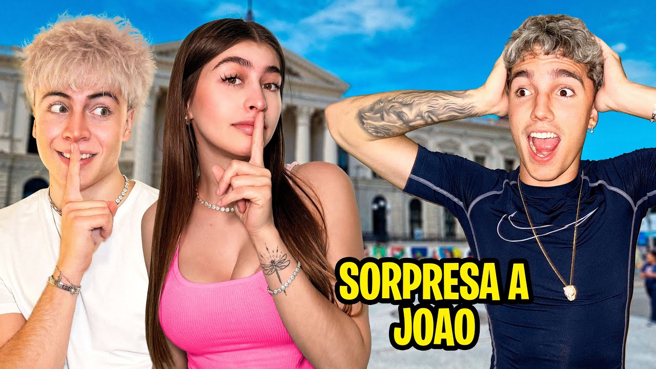 LE HICE UNA SORPRESA A JOAO (le encant&oacute;🤭)