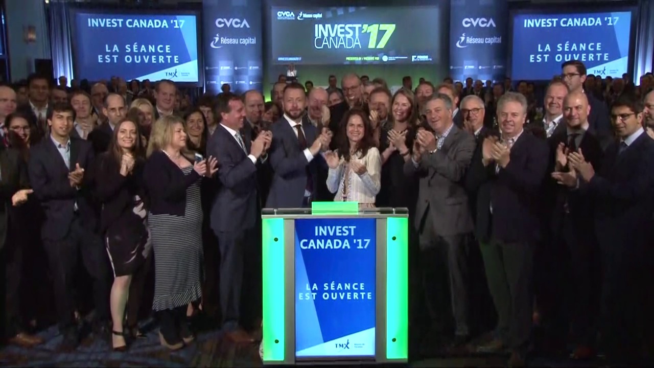 Canadian Venture Capital and Private Equity Association opens Toronto Stock Exchange, June 7, 2017