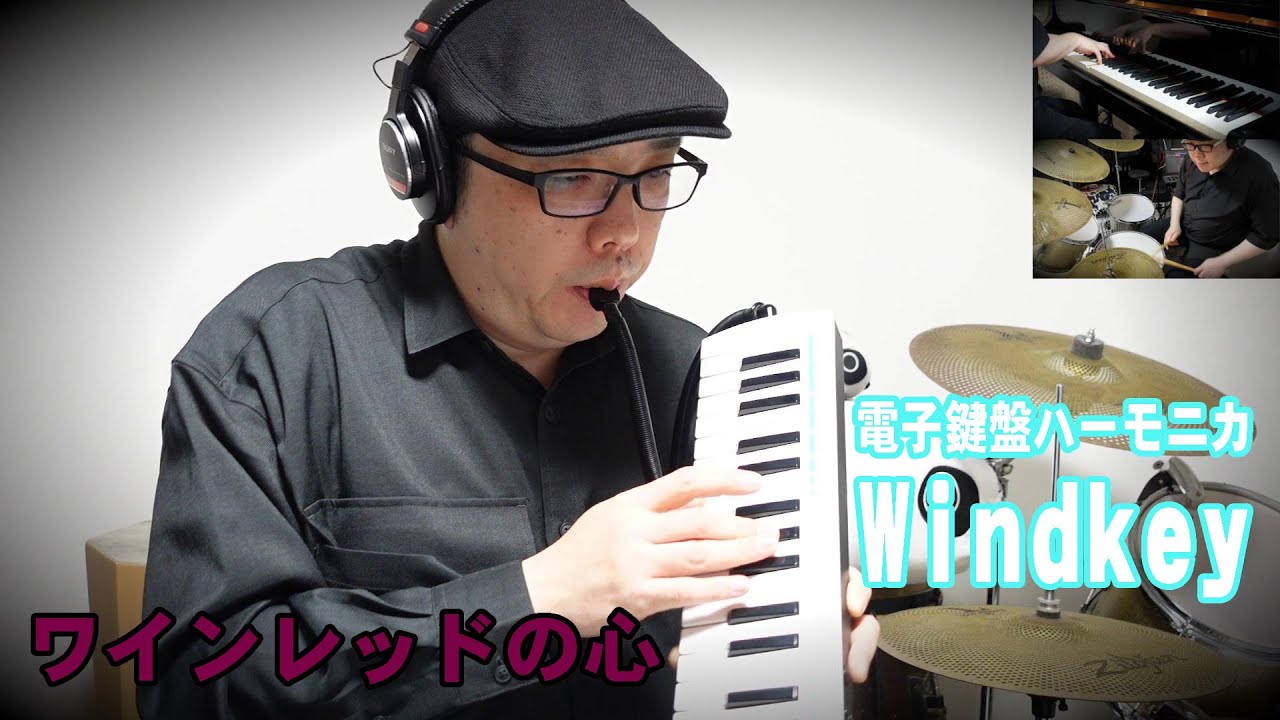 電子鍵盤ハーモニカ Windkeyで「ワインレッドの心」を吹いてみました