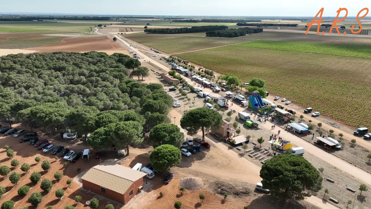 15 de mayo, día de San Isidro   Las Pedroñeras    A vista de pájaro    MAVIC 3 CLASSIC    2023