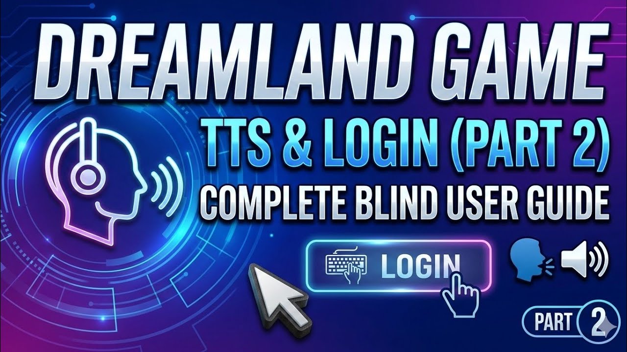 Dreamland Game TTS Settings & Login Process Tutorial Part 2 | Complete Step-by-Step Guide