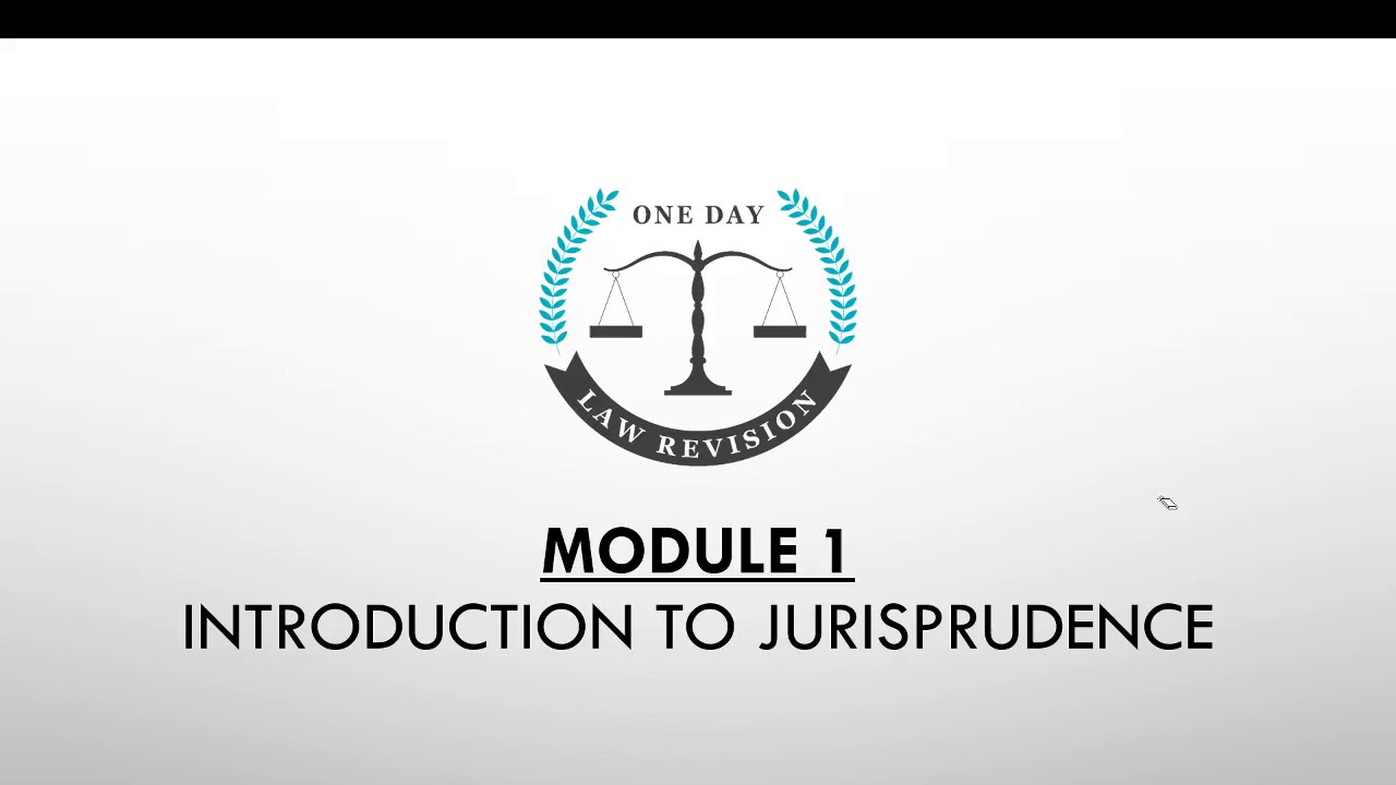 INTRODUCTION TO JURISPRUDENCE