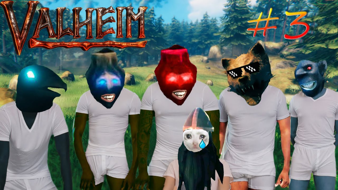 Valheim #3 - ЛЕСОРУБ ИССЛЕДУЕТ ЧЕРНЫЕ ЛЕСА!