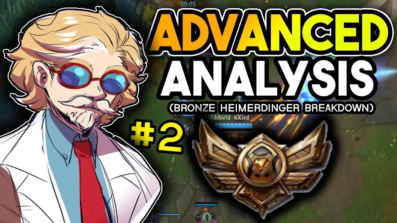 ADVANCED HEIMERDINGER RANKED BRONZE BREAKDOWN #2! SEASON 8 HEIMERDINGER GUIDE - League of Legends
