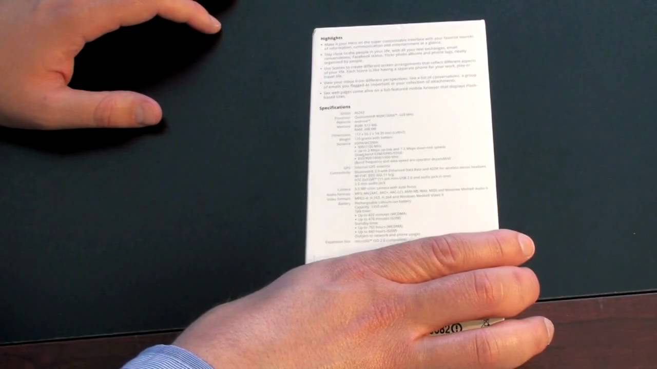 HTC Hero Unboxing