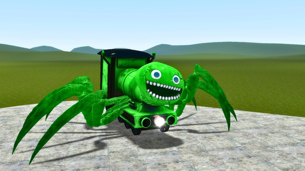 어몽어스 VS Kereta Api Tut Tut Tut VS Cursed Choo-Choo Charles VS Thomas Train In Garry's Mod!