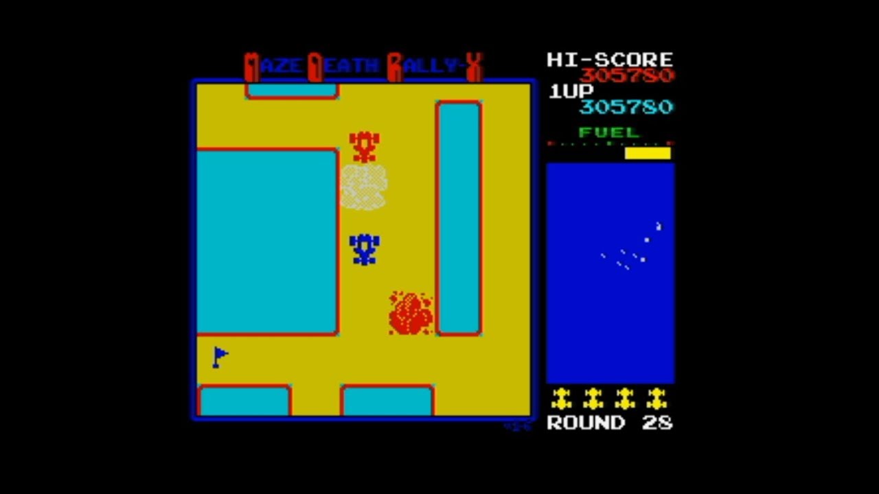 Maze Death Rally-X (2018) Walkthrough, ZX Spectrum