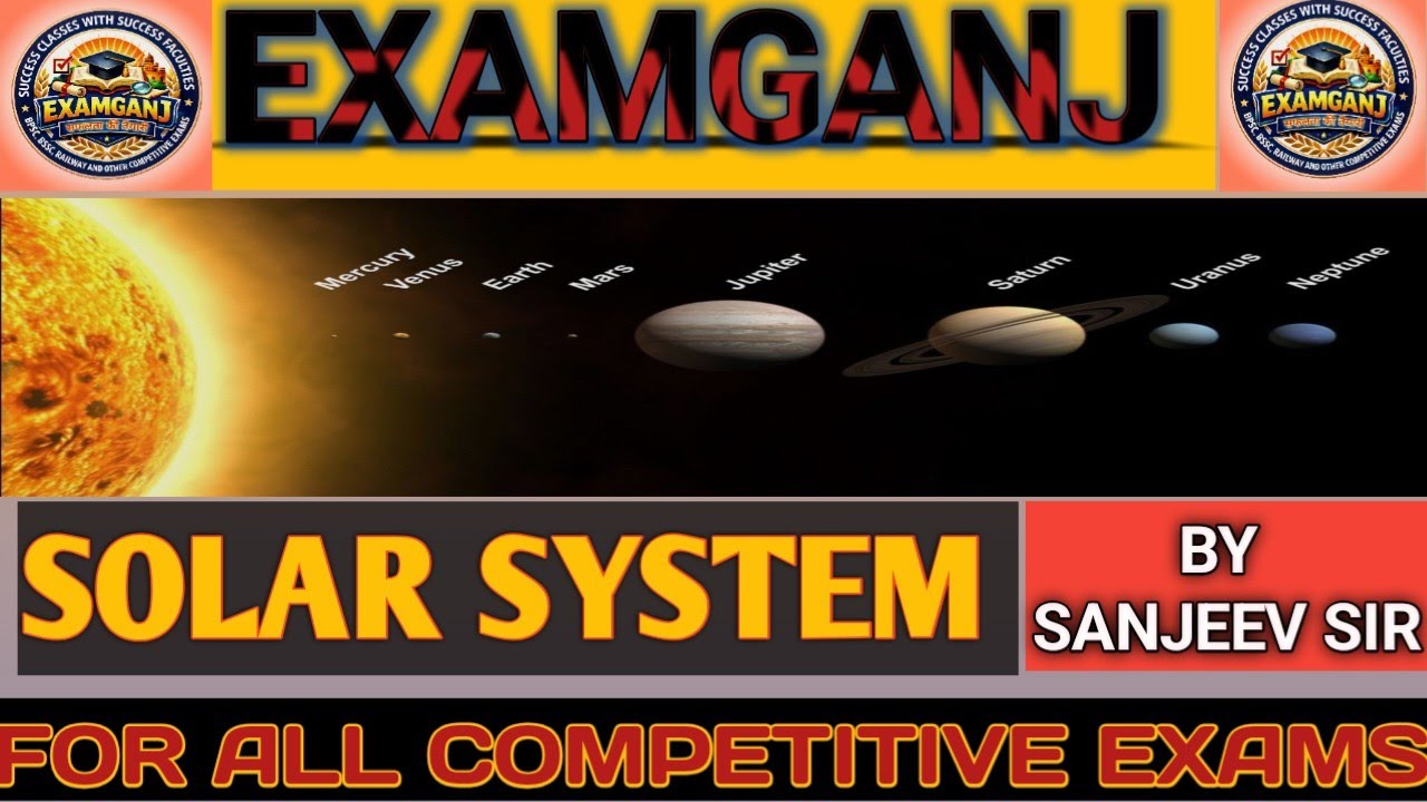 Solar System One Shot || सौरमंडल|| Most Important Facts for Exams 