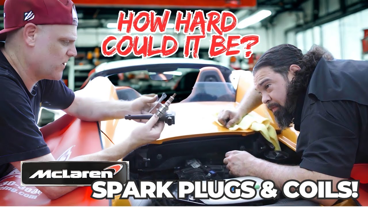MCLAREN SPARK PLUG & COIL SWAP - How HARD could it be? (PART 1)