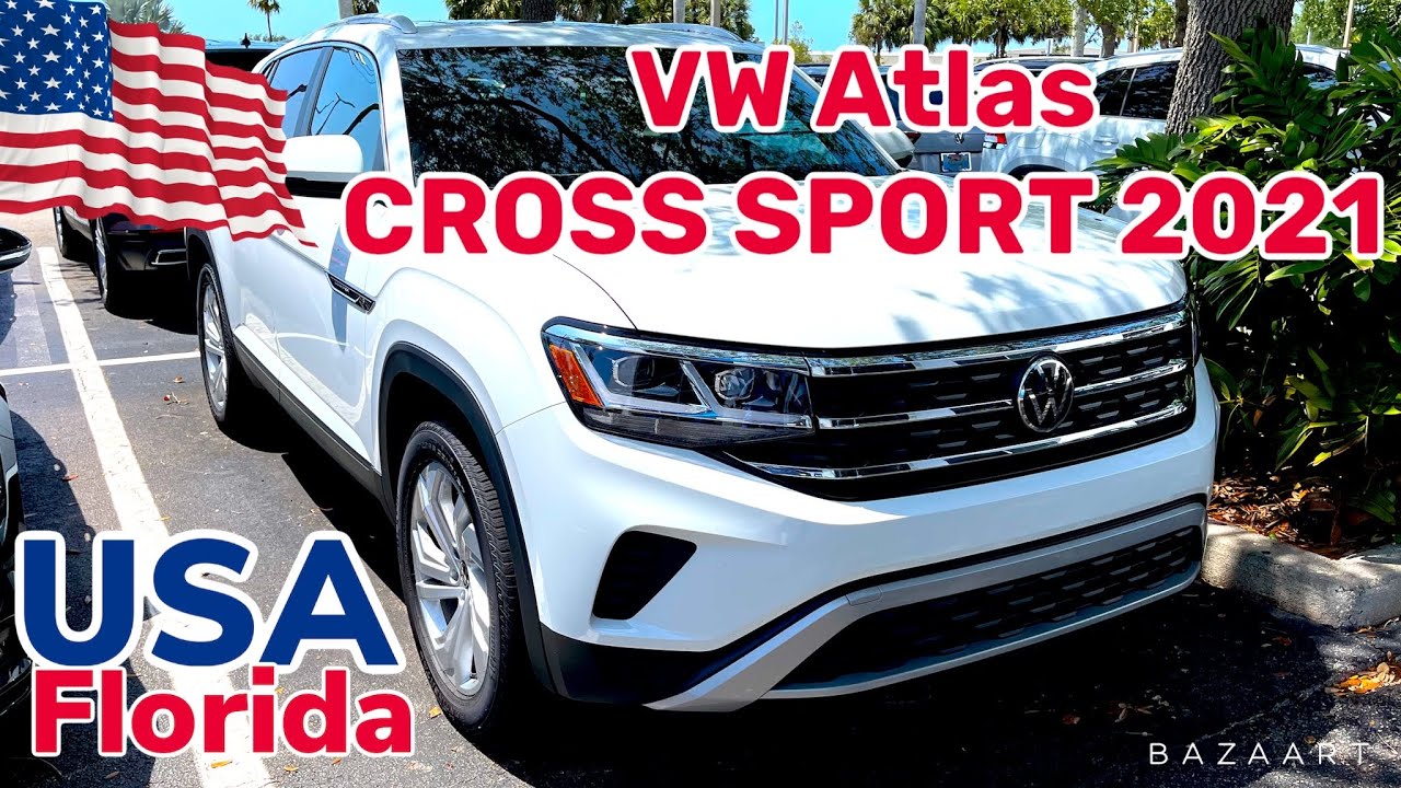 США Цены Обзор Volkswagen Atlas CROSS SPORT Сколько стоит в Америке