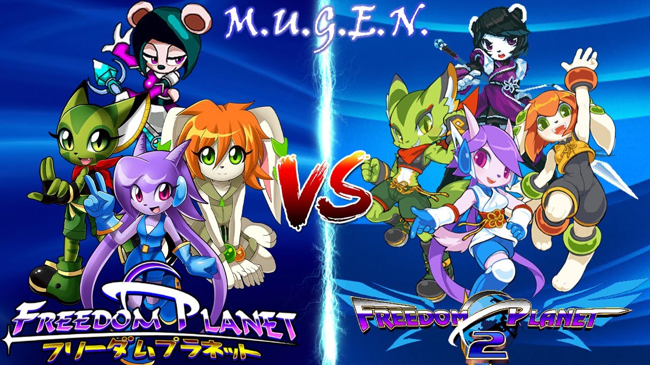 MUGEN: Freedom Planet 1 Vs Freedom Planet 2