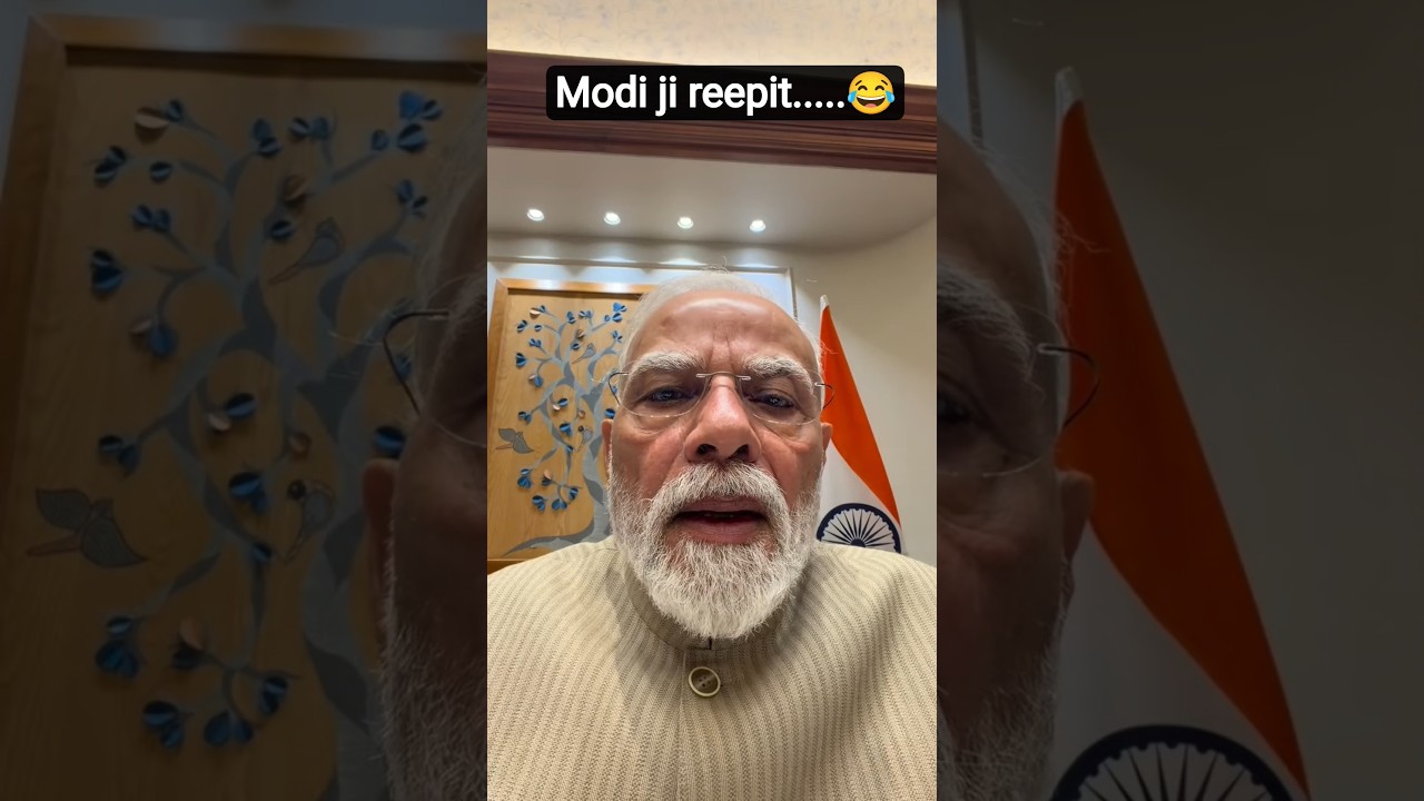 Modi ji reepit 🤣। #trending #shorts #viral #video #funny #comedy #ytshorts #realfools #shortvideo
