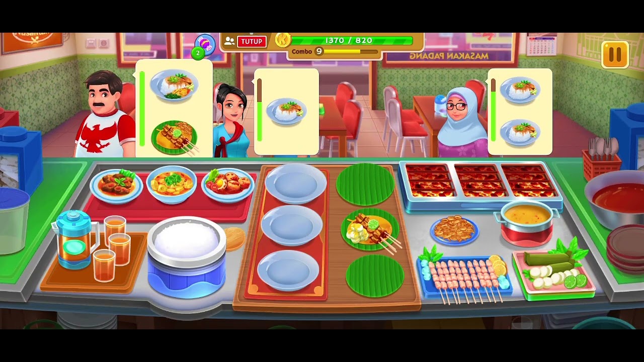 Akhirnya eps jualan nasi padang selesai, laris manissssss #seleranusantara #games 