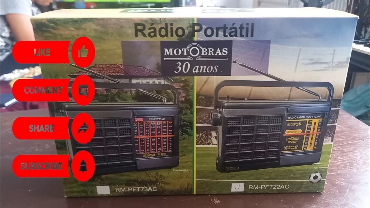 UMBOXING RÁDIO MOTOBRAS AM FM 2 FAIXAS DUNGÃO #radio #colecionadores