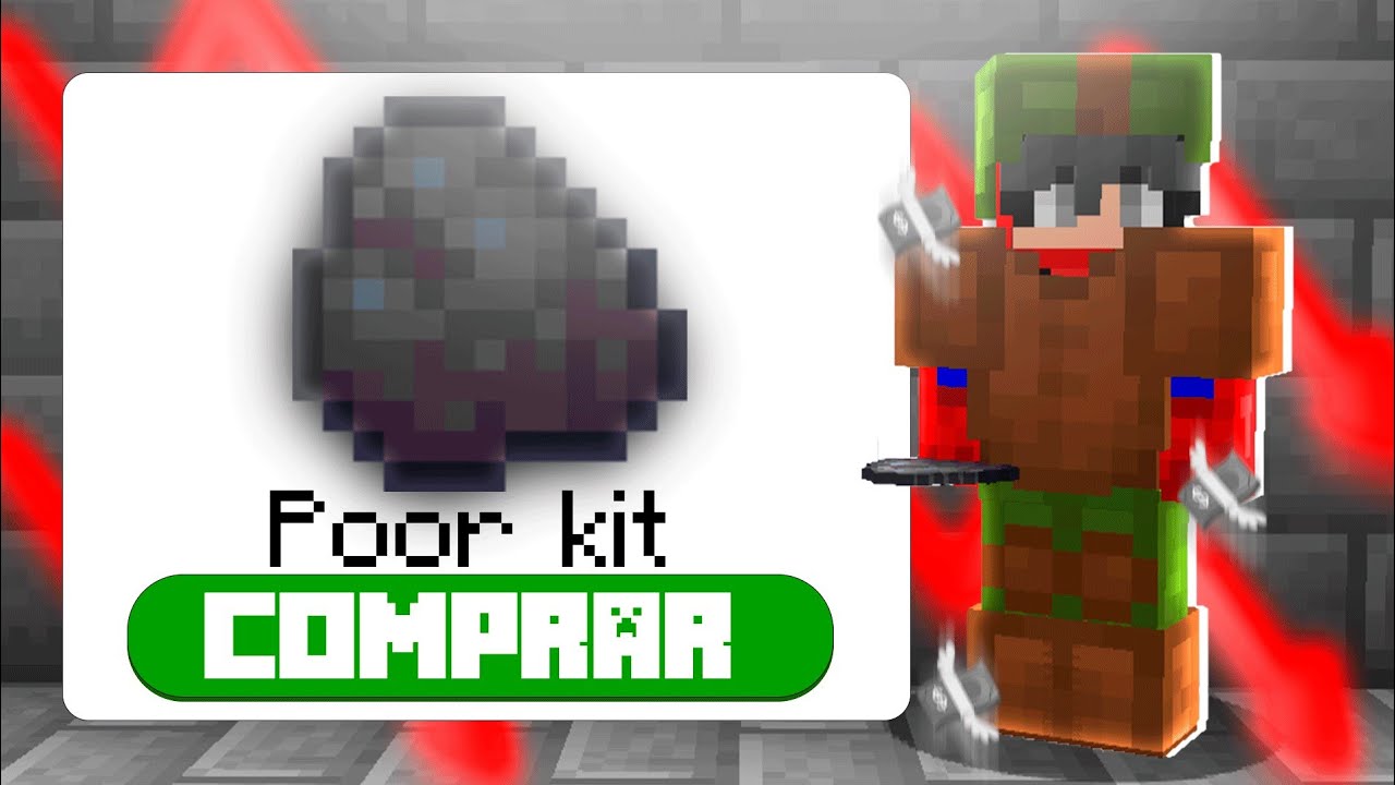 Jugue MINECRAFT HCF pero con el KIT mas BARATO del SERVIDOR! ($1 USD)