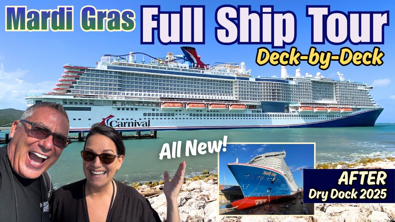 Carnival Mardi Gras Full Ship Tour 2025 with NEW Updates from Dry Dock!