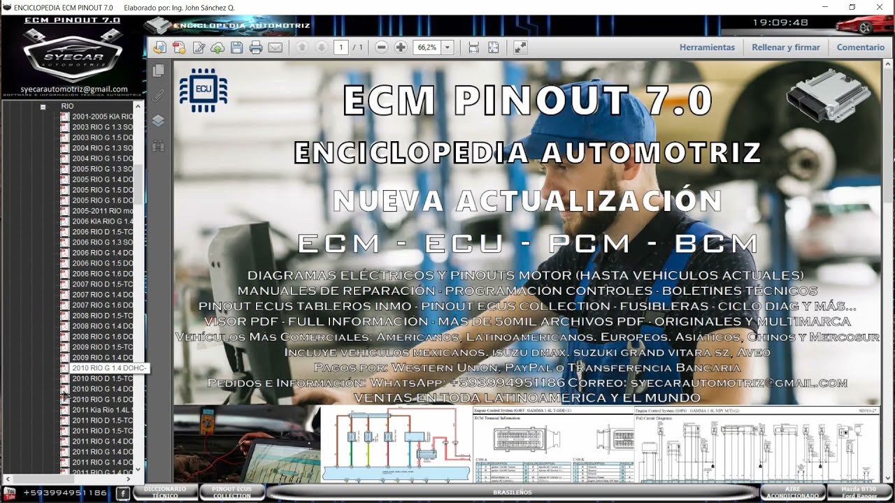 ENCICLOPEDIA ECM PINOUT 7.0 2022