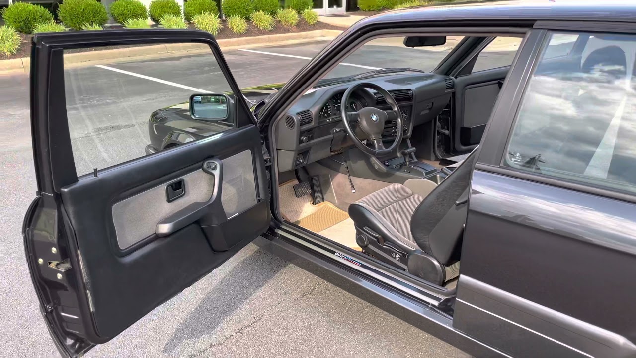 1991 BMW 320I (E30) M Tech 2 interior Video