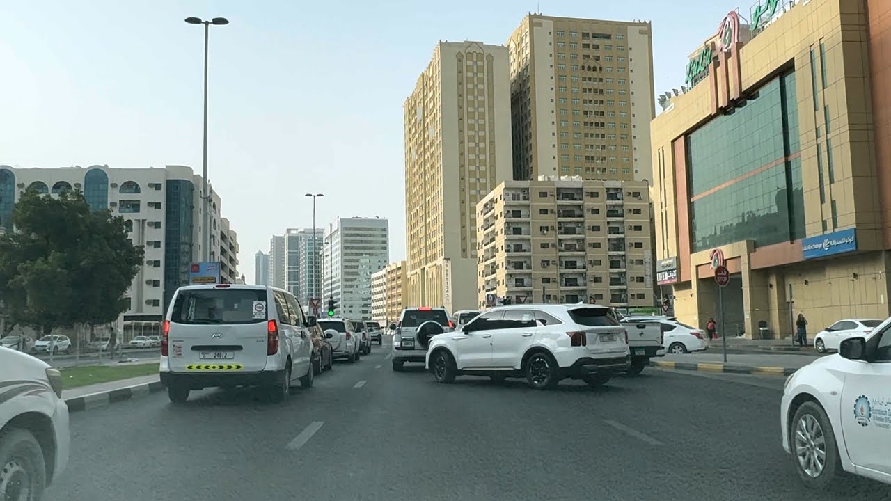 4k  Sharjah United Arab Emirates road trip 16/08/2025