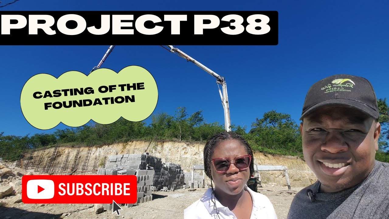 Building in Jamaica - Casting Foundations