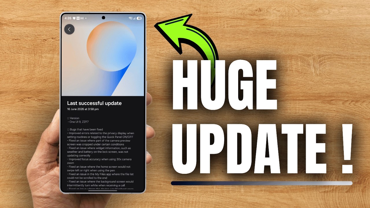 One UI 9 Beta 3 for Samsung Galaxy S 26 series with Camera FIX !