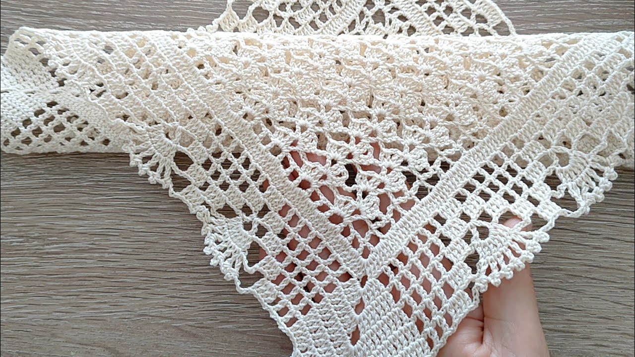 🙋KENARI İLE ŞAHANE OLDU🧿TEK PARÇA DANTEL 2.PART💯CROCHET KNİTTİNG