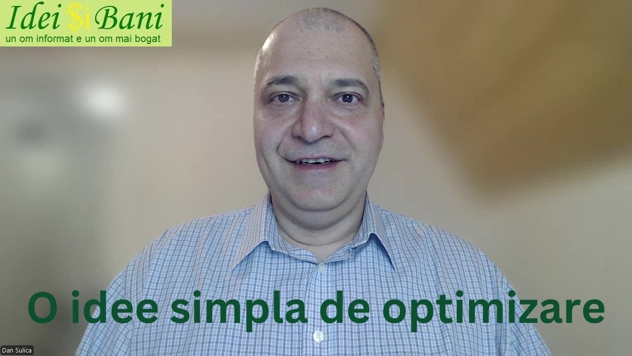 O idee simpla de optimizare