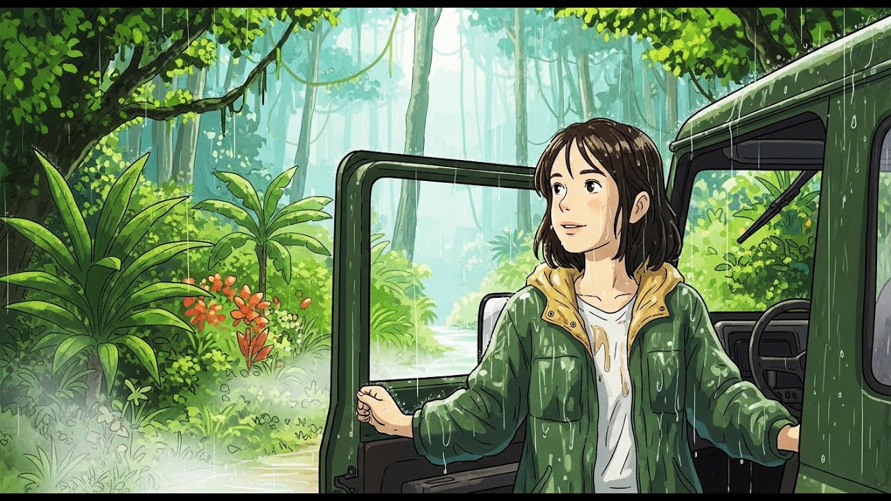 Ghibli-Inspired Forest ASMR 🌲 Calm Mind, Stress Relief & Peaceful Animation